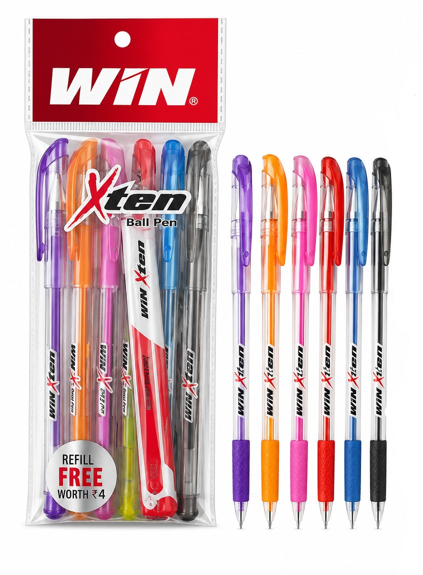 Win Xten Ball Pen 6 Set – Smooth Writing Premium Ball Pens