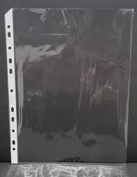 A4 Transparent Sheet Protector File Sleeve – Clear Plastic Document Holder with Multi-Punched Binder Holes