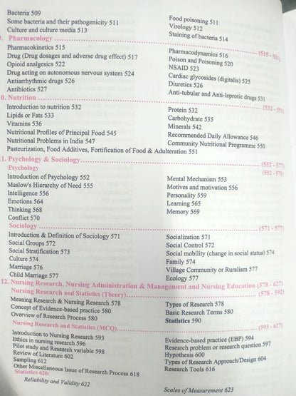Aravali Competitive Handbook of Nursing (Volume-1) By P R Yadav (5th Edition) (English Medium)