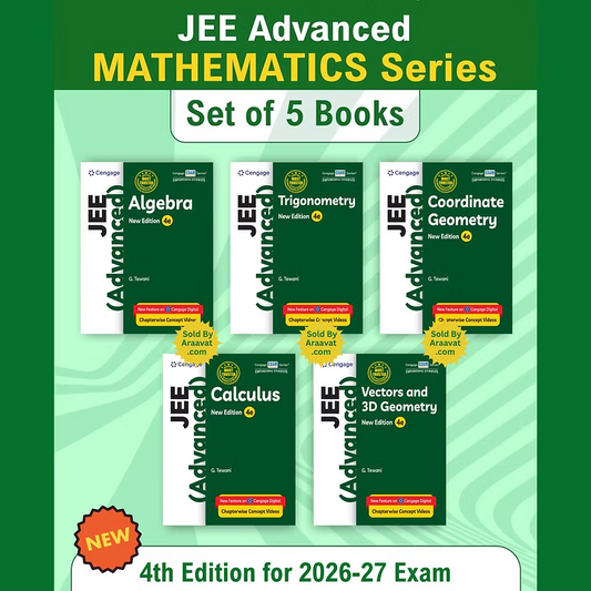Cengage G. Tewani Mathematics for JEE Advanced 2026–27 (4th Edition) Complete 5 Books Set (English Medium)