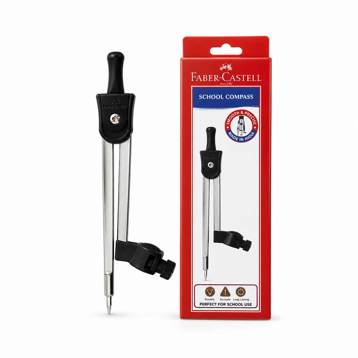 Faber-Castell Geometry Compass | Smooth & Accurate Drawing Tool