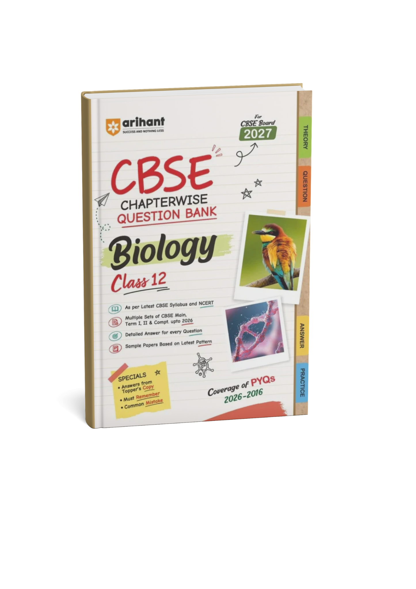 Arihant CBSE Chapterwise Question Bank (2026–2016)  Biology Class 12 (English Medium)
