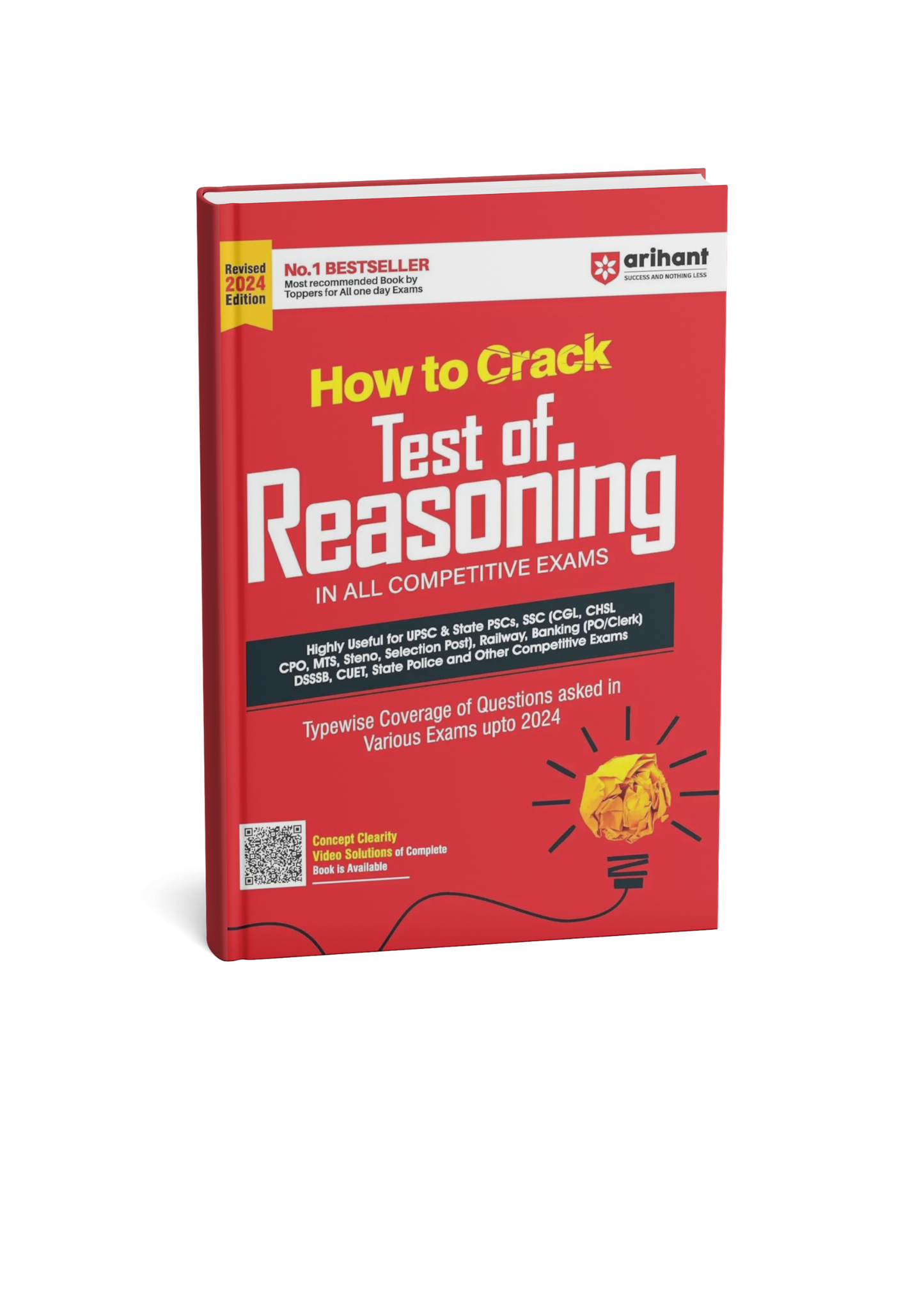 Arihant - How to Crack Test of Reasoning in All Competitive Exams By Prem & Jai Kishan Edition 2026 (English Medium)