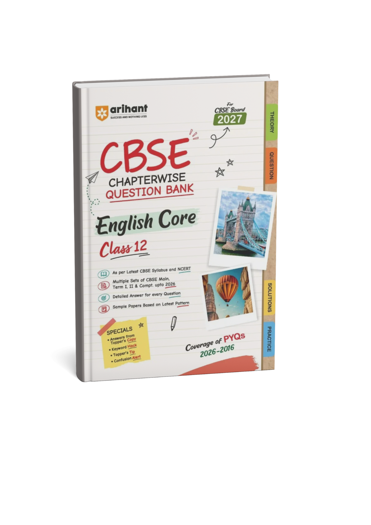Arihant CBSE Chapterwise Question Bank English Core Class 12 (2026–2016) (English Medium)