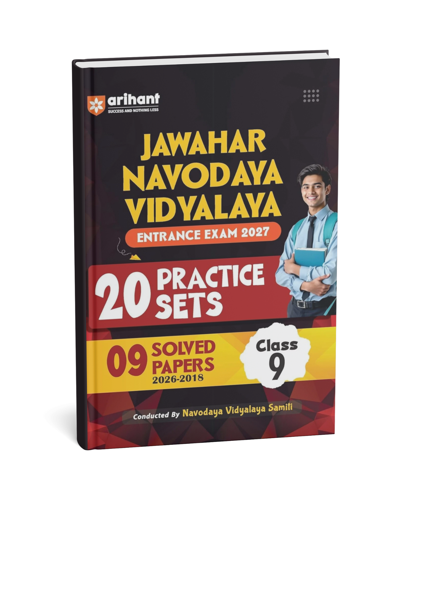 Arihant Jawahar Navodaya Vidyalaya Entrance Exam 2027 Class 9 | 20 Practice Sets & 09 Solved Papers (2018–2026) (English Medium)