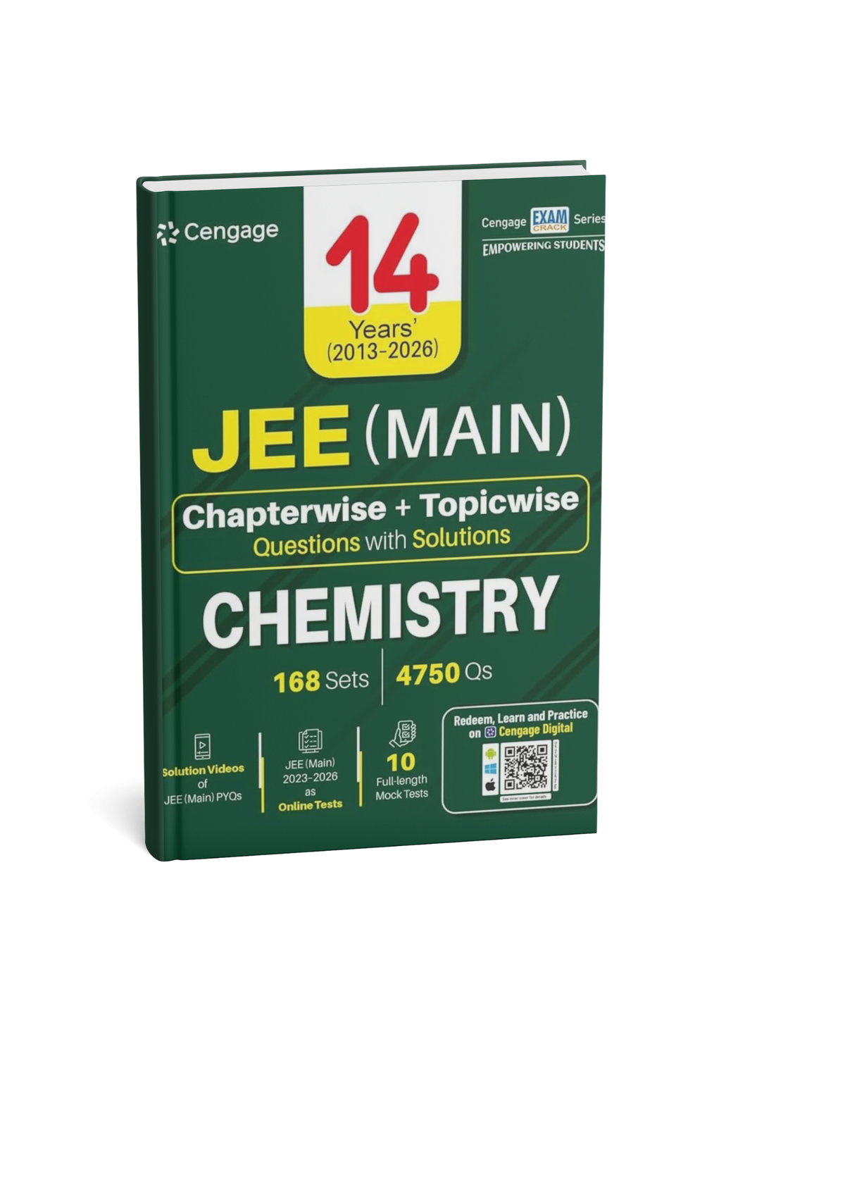 Cengage JEE (Main) Chemistry Chapterwise & Topicwise Questions with Solutions 14 Years (2013–2026) (English Medium)