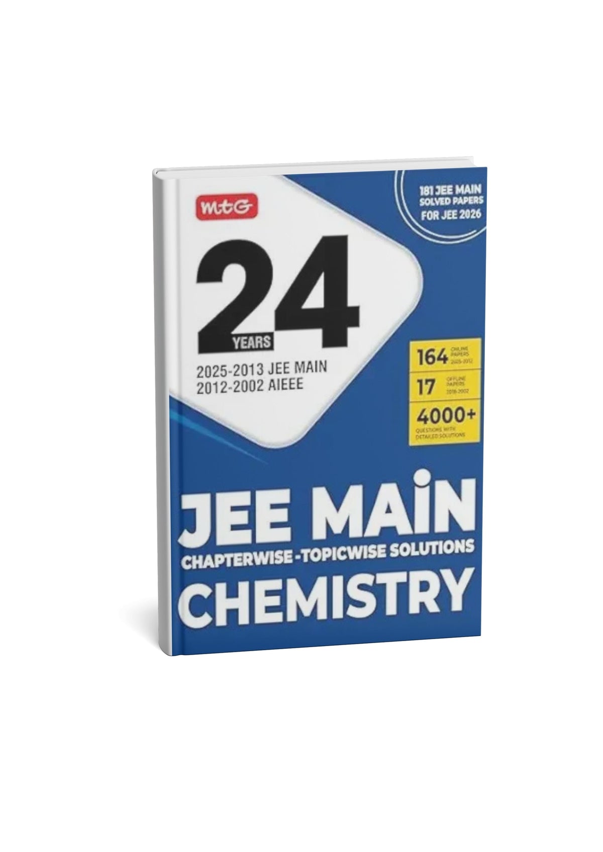 MTG 24 Year JEE Mains Chemistry Solved Paper  [English]