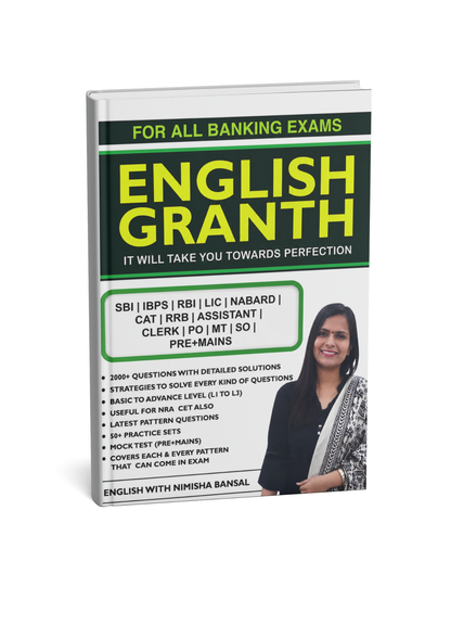ENGLISH GRANTH FOR ALL COMPETITIVE EXAM By Nimisha Bansal