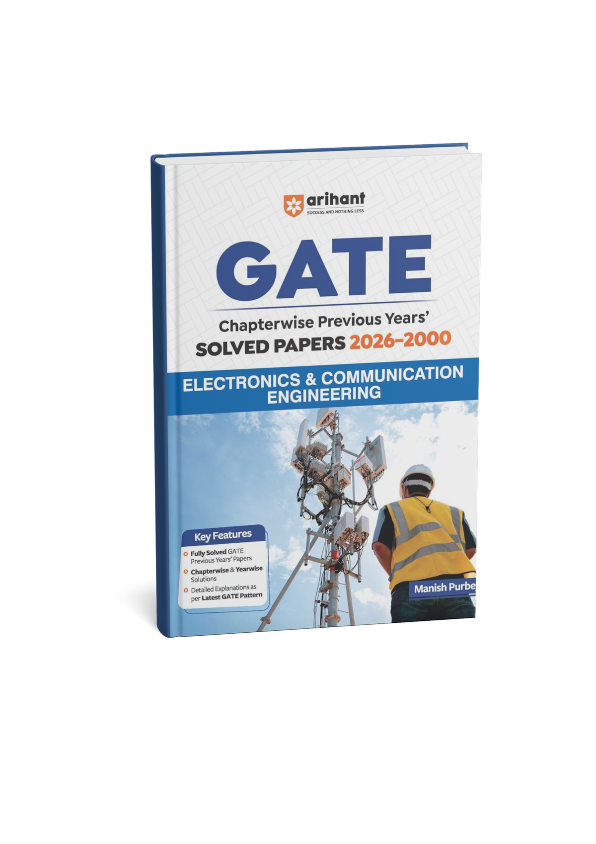 Arihant GATE Electronics & Communication Engineering Chapterwise Previous Years’ Solved Papers (2026-2000) by By Manish Purbey | (English Medium)