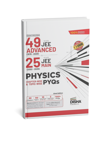 Disha Errorless Physics 49 Years JEE Advanced (1978–2026) & 25 Years JEE Main (2002–2026) 22nd Edition (English Medium)