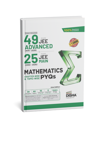 Disha Errorless Mathematics 49 Years JEE Advanced (1978–2026) & 25 Years JEE Main (2002–2026) 22nd Edition (English Medium)