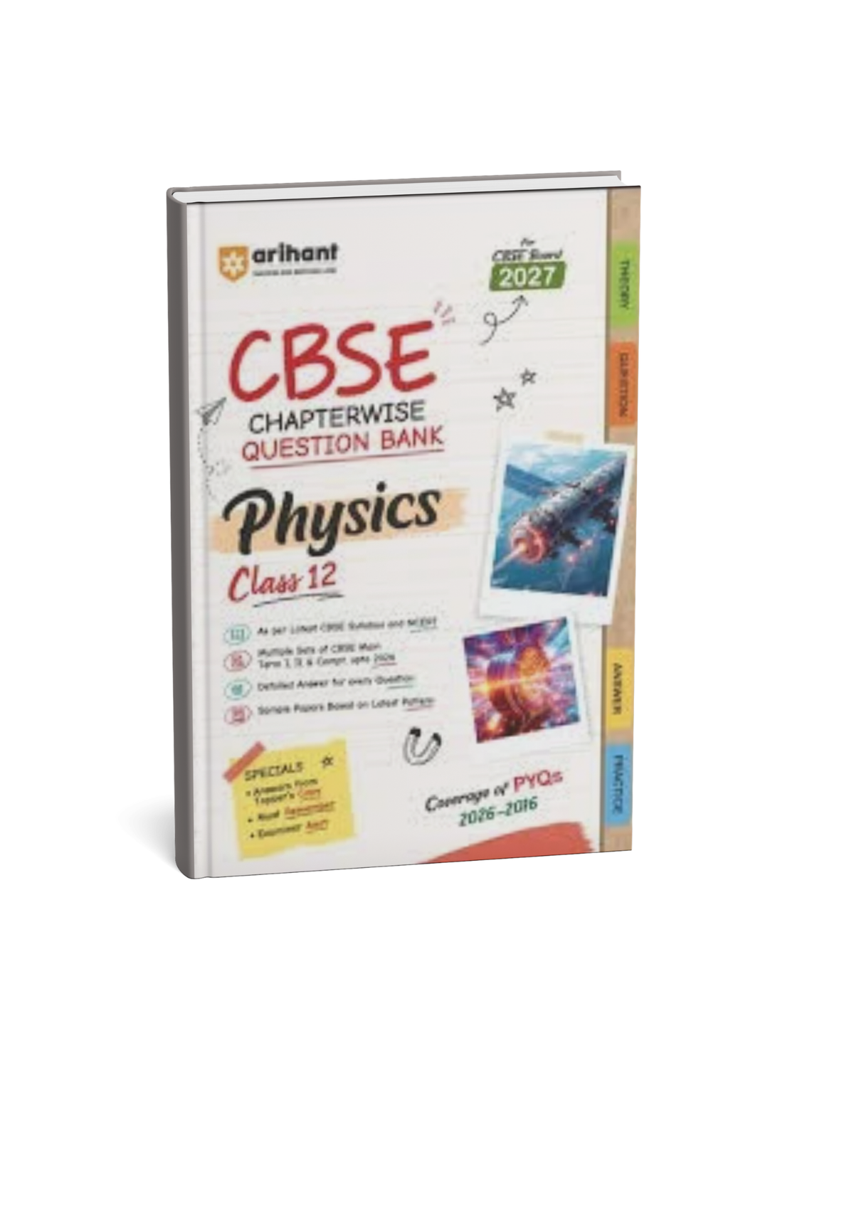 Arihant CBSE Chapterwise Question Bank 2026–2016 Physics Class 12 (English Medium)
