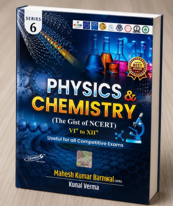 Cosmos Physics & Chemistry NCERT 6 to 8 series 6 By Mahesh Kumar Barnwal (English Medium)