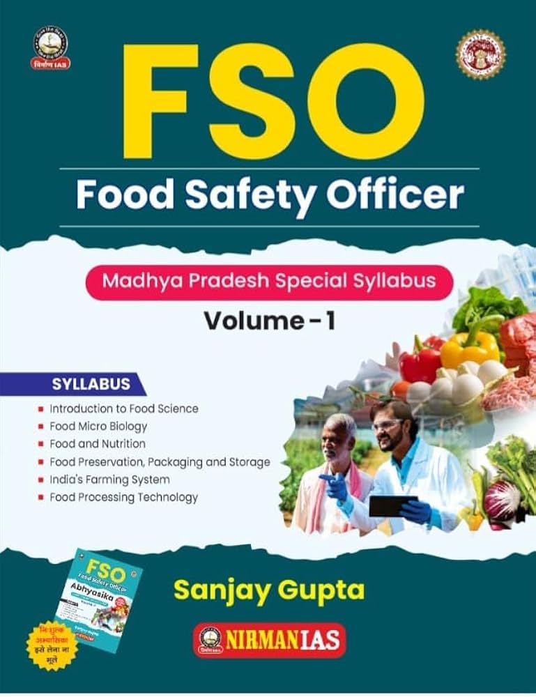 Nirman FSO - Food Safety Officer (Volume-1)  (English Medium)