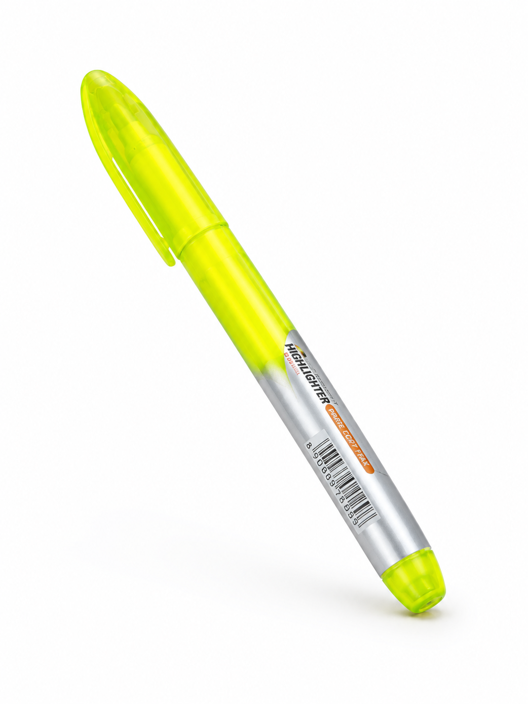 Fluorescent Yellow Highlighter Pen Chisel Tip Marker for School, Office & Study Use