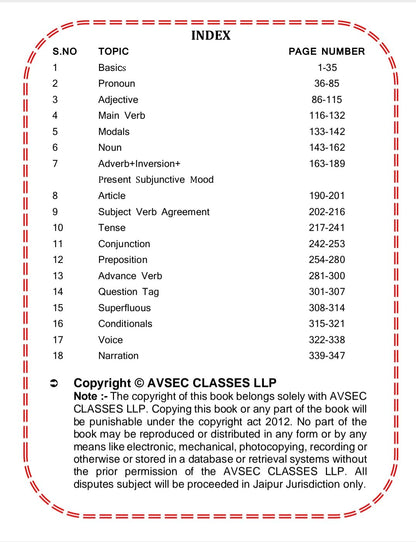 Aman sir English Class Notes Grammar By Aman Sir Chapterwise & Topicwise Notes