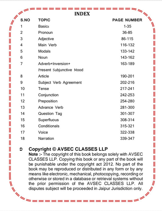 Aman sir English Class Notes Grammar By Aman Sir Chapterwise & Topicwise Notes