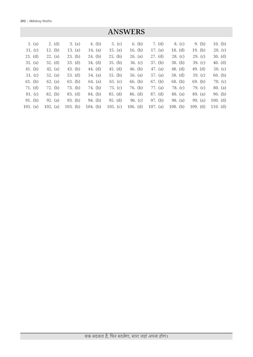 Oswaal Abhinay Maths Selection Book (Vol3) Pre + Mains (Bilingual)