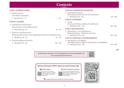 Oswaal CBSE Workbook Mathematics Part-I (Standard) Ganita Manjari Class 9 (English Medium)