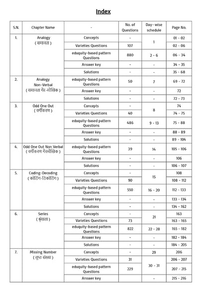 Pinnacle SSC Reasoning Eduquity Based Pattern 8th Edition 7200+ EBP MCQs (Hindi Medium)
