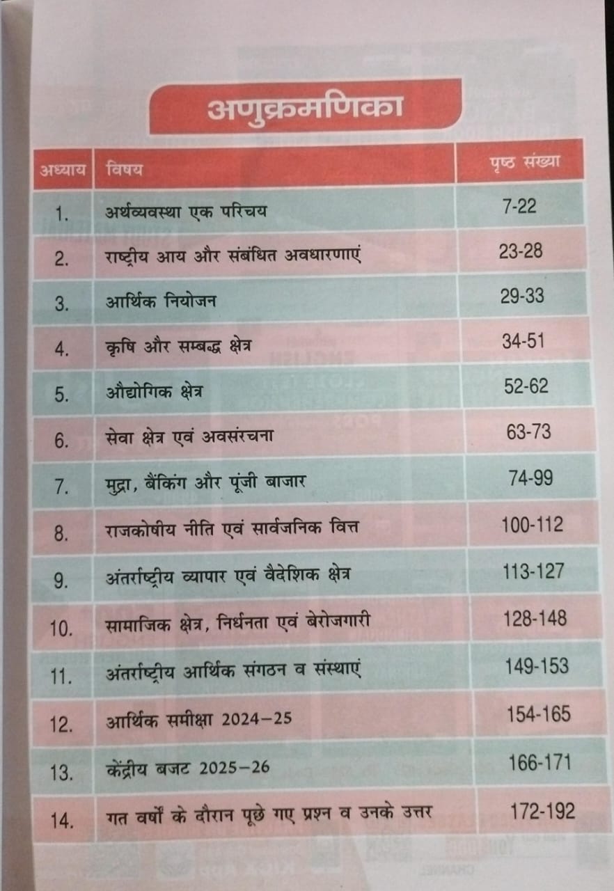 Kiran NCERT Arthashastra (Class 6th to 12th) Saar Sangrah By Khan sir (Hindi Medium)