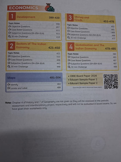 Educart CBSE Class 10th Social Science (SST) Question Bank 2026–27 Edition (English Medium)