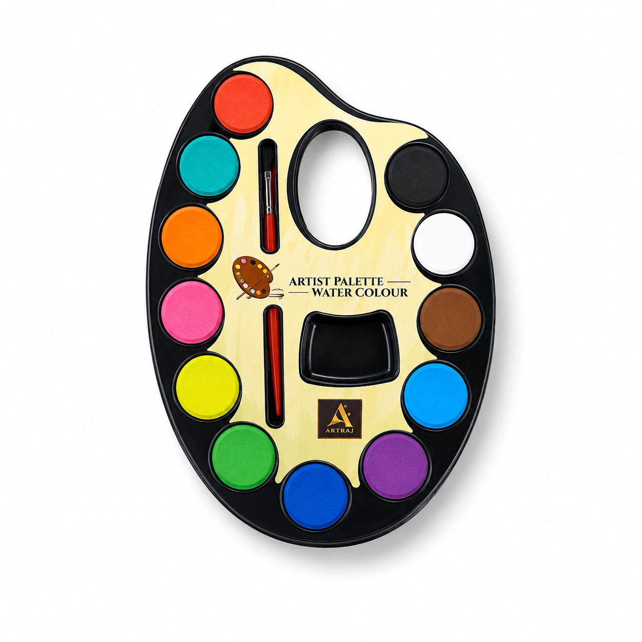 JC 12 Colors Artistic Palette (Large) – Compact Colour Mixing Palette
