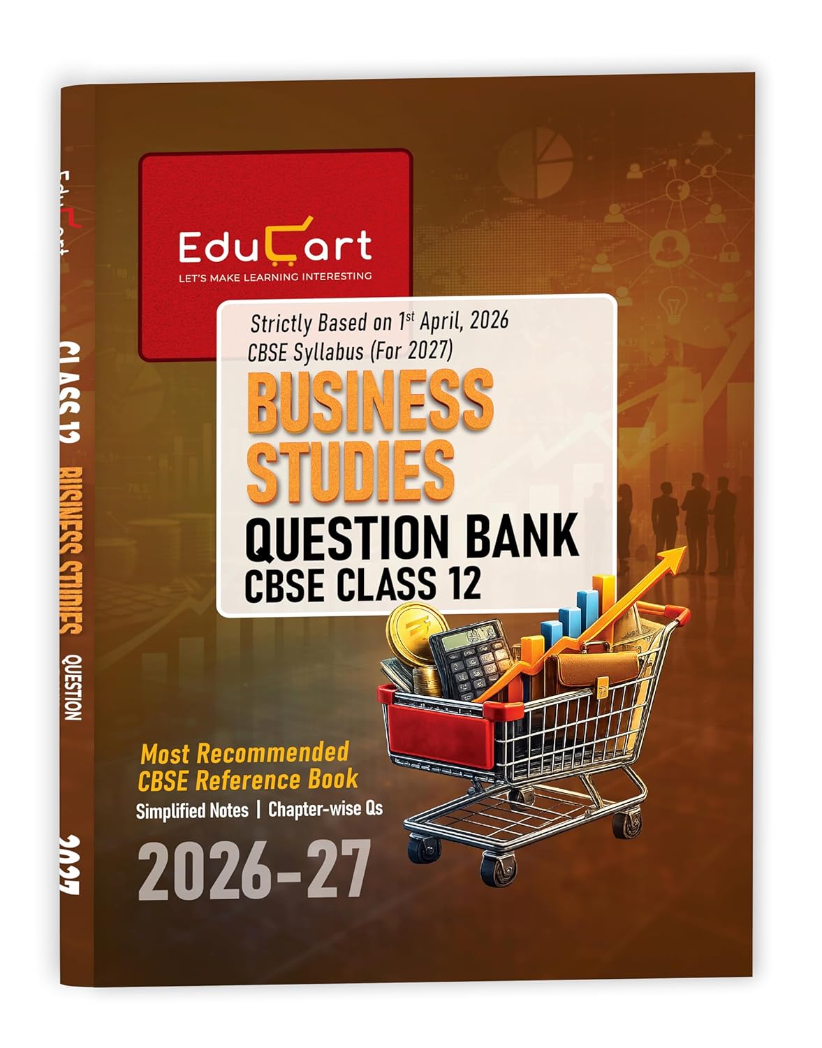 Educart CBSE Class 12 Business Studies Question Bank 2026–27 (English Medium)