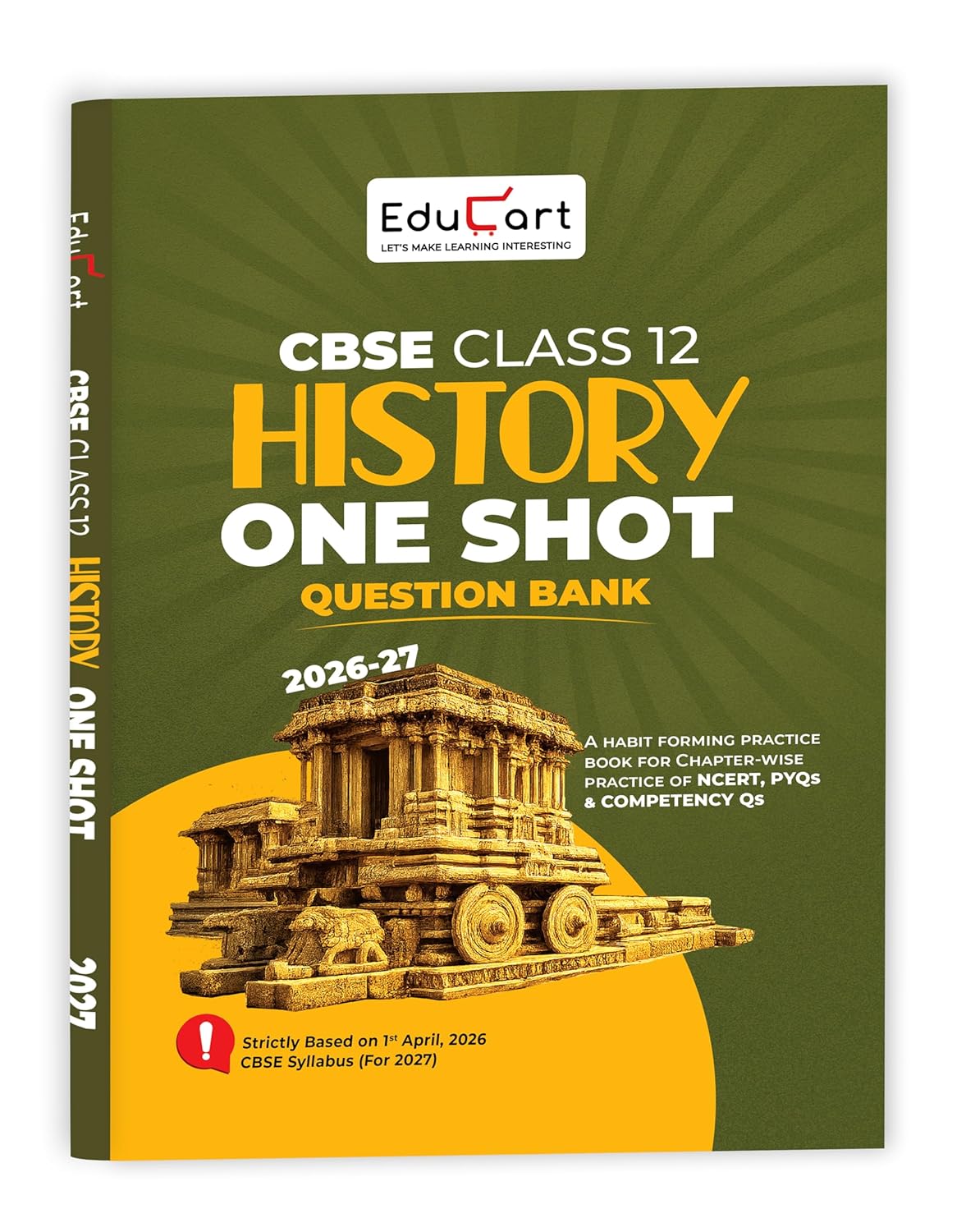 Educart CBSE Class 12 History One Shot Question Bank 2026–27 (English Medium)