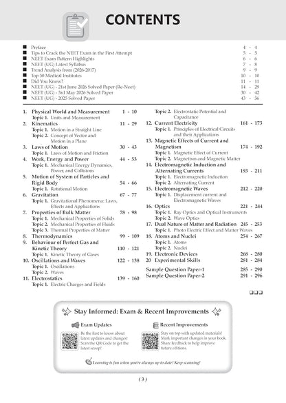 Oswaal NEET UG Physics 39 Years Chapter-wise & Topic-wise Solved Papers (1988–2026) (English Medium)