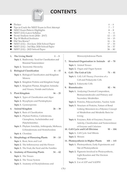 Oswaal NTA NEET(UG) 39 Years' Chapter-wise & Topic-wise – Biology (1988–2026) (English Medium)
