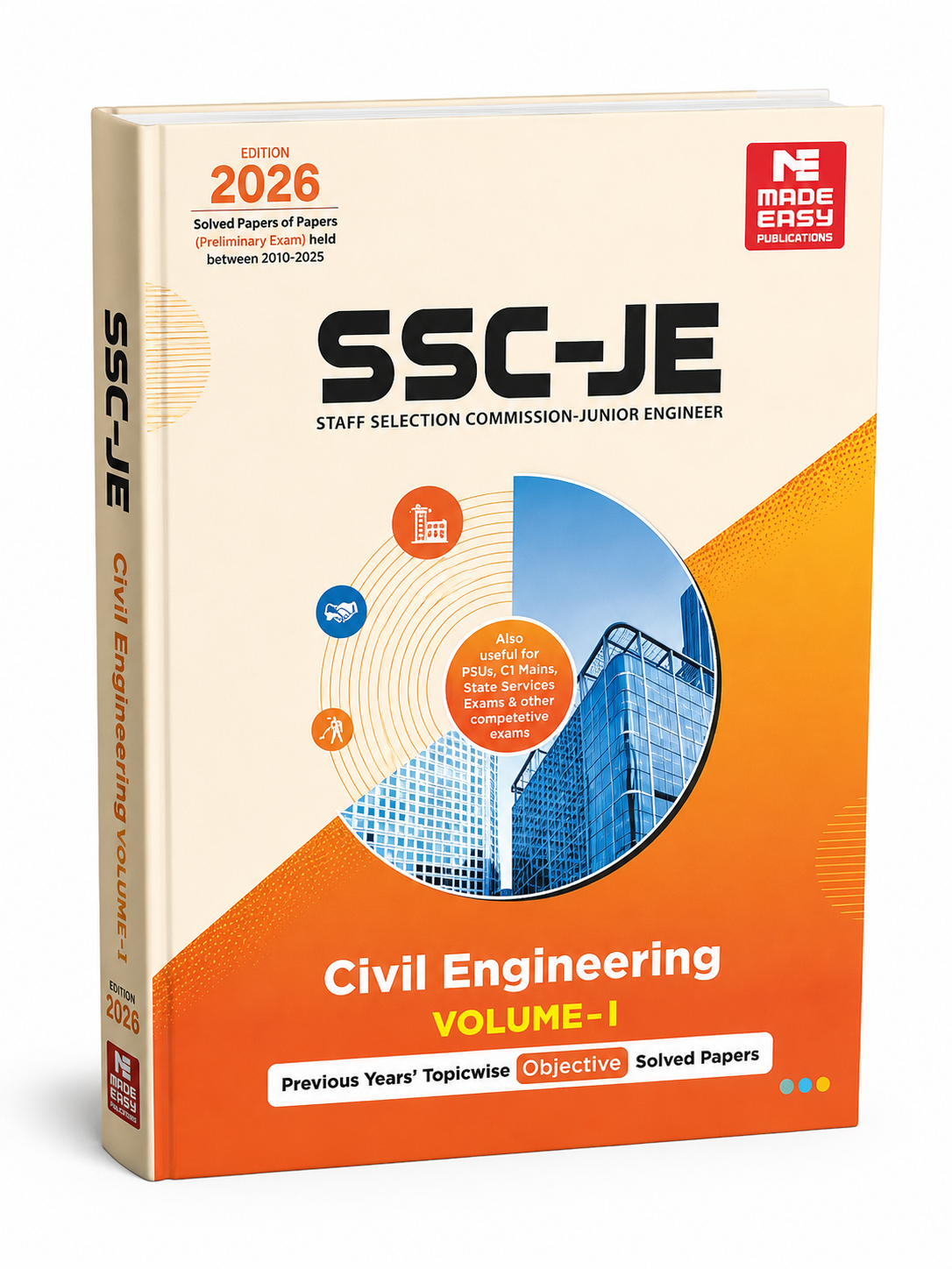 Made Easy SSC JE Civil Engineering Volume 1 (2026 Edition) (English Medium)