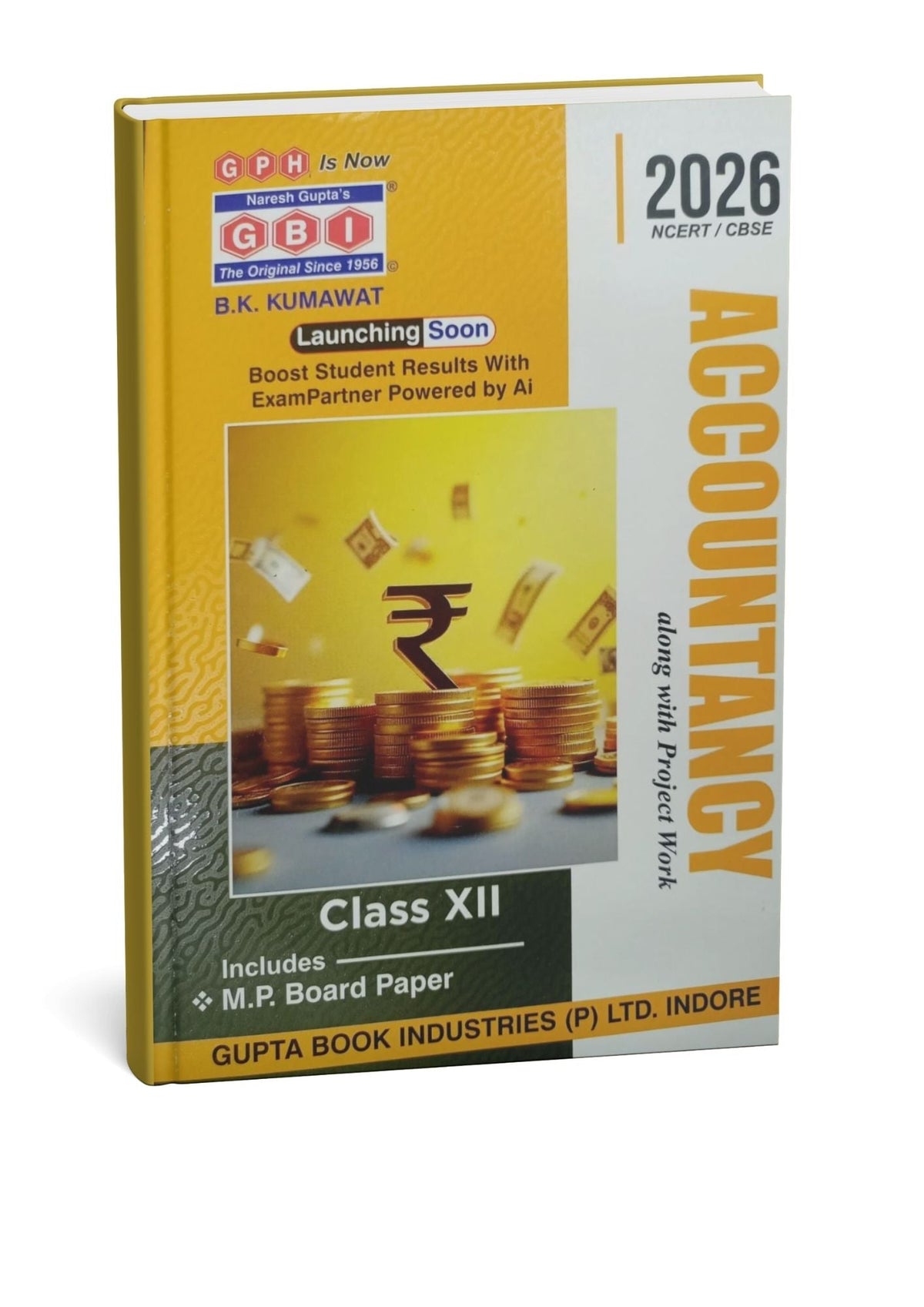 GBI Publication Accountancy Along with Project Work for Class 12th – M.P Board Paper (English Medium)