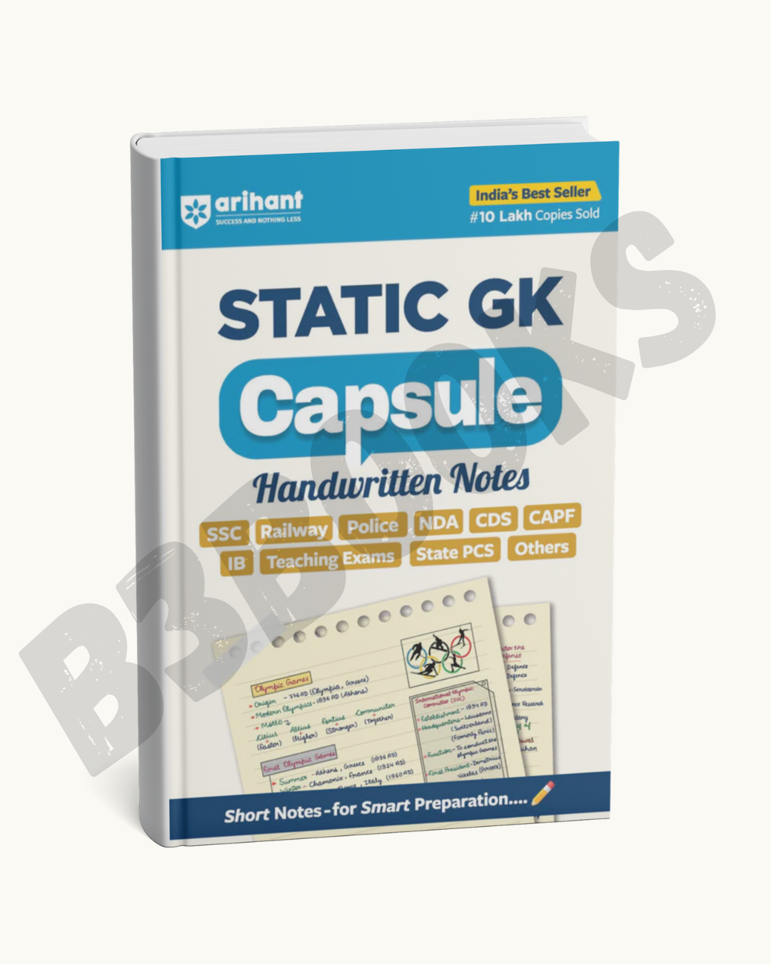 Arihant Publication Static GK Capsule Handwritten Notes (English Medium)