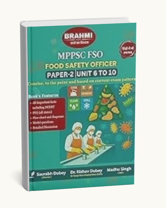 MPPSC FSO Paper-2 (Unit 6 to 10) Brahmi(E)