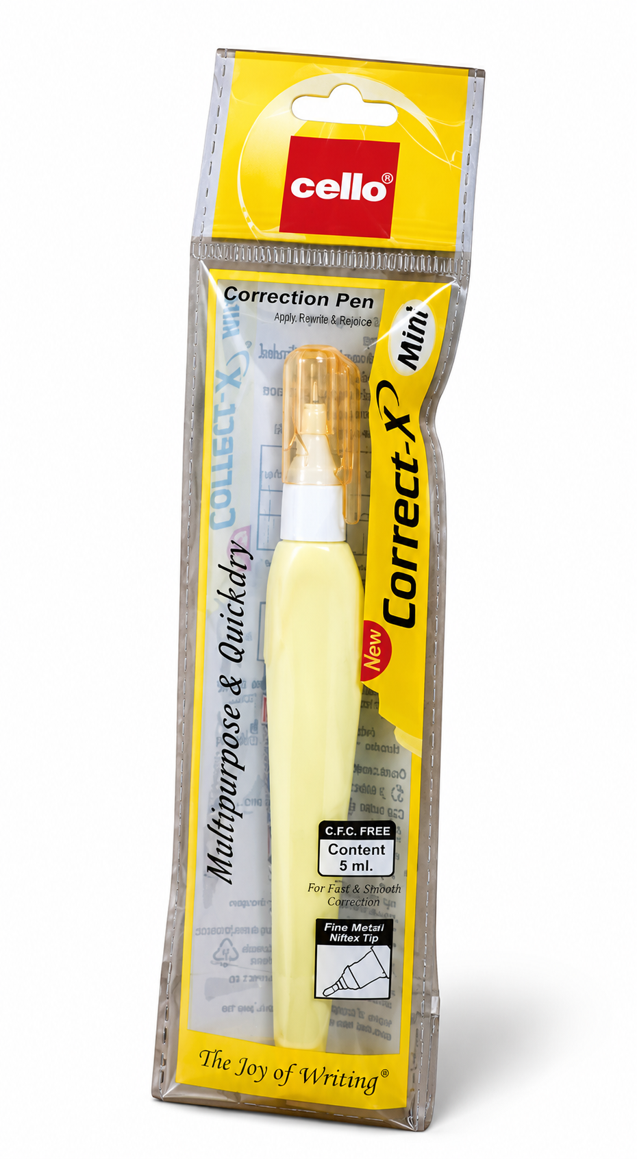 Cello Multipurpose & Quick Dry Correction Pen Mini – Compact & Fast Dry