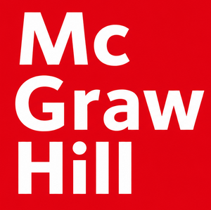 McGraw Hill logo in white text on a red background.