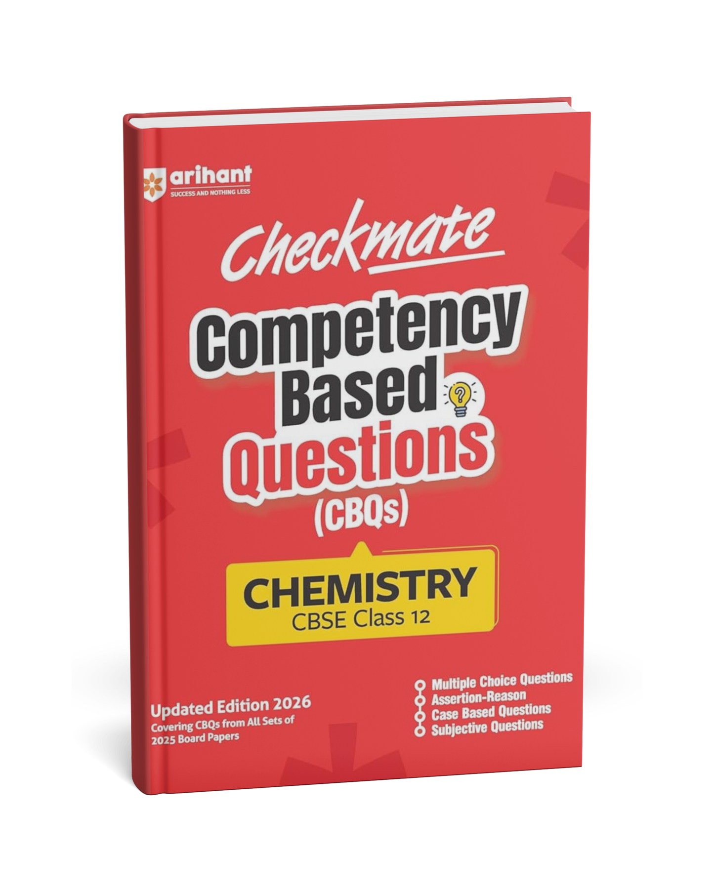 Arihant Checkmate Competency Based Questions (CBQs) Chemistry – CBSE Class 12 [English]