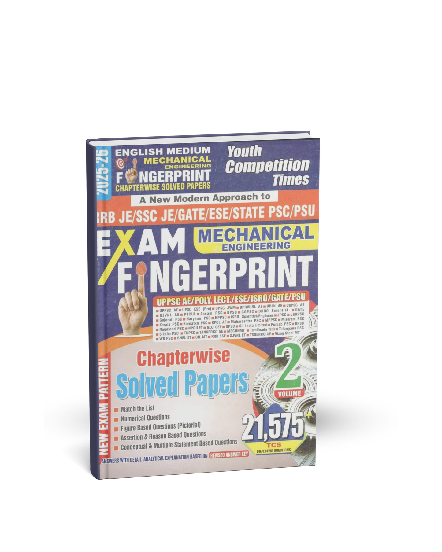 Youth - Exam Fingerprint Mechanical Engineering (Volume 2) 21575+TCS Objective Questions [English]