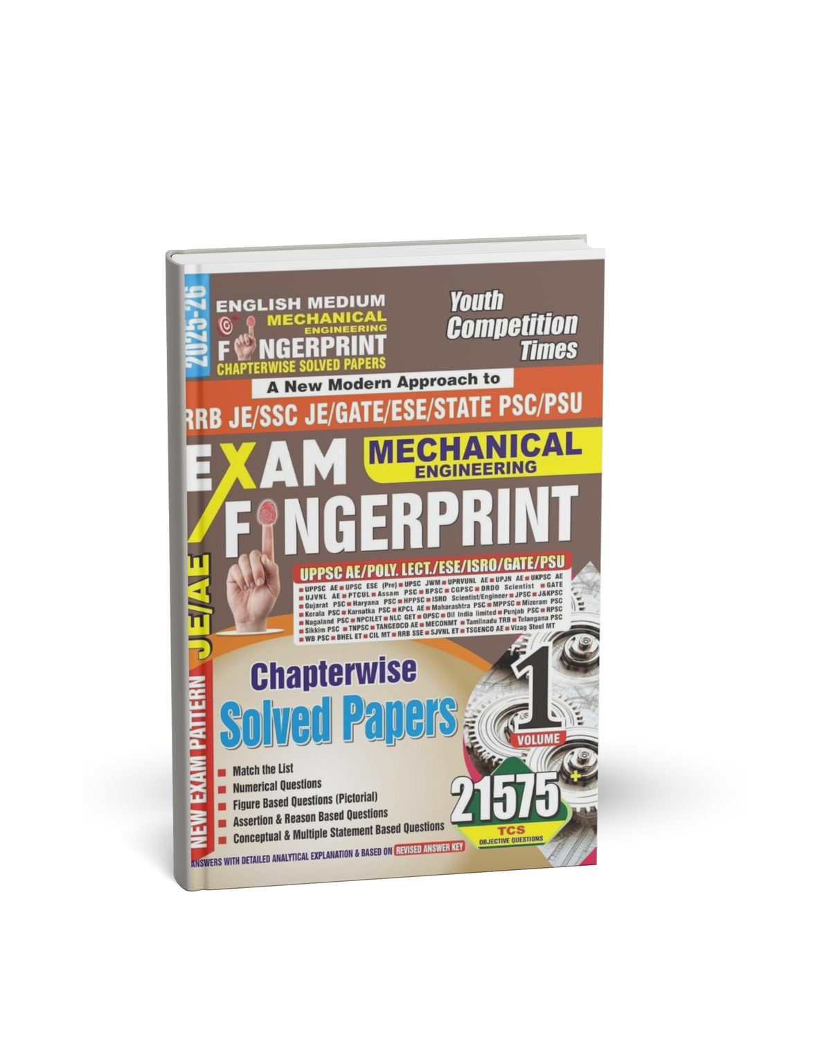 Youth - Mechanical Engineering Exam Fingerprint (Volume 1) 21575+TCS Objective Questions [English Medium]