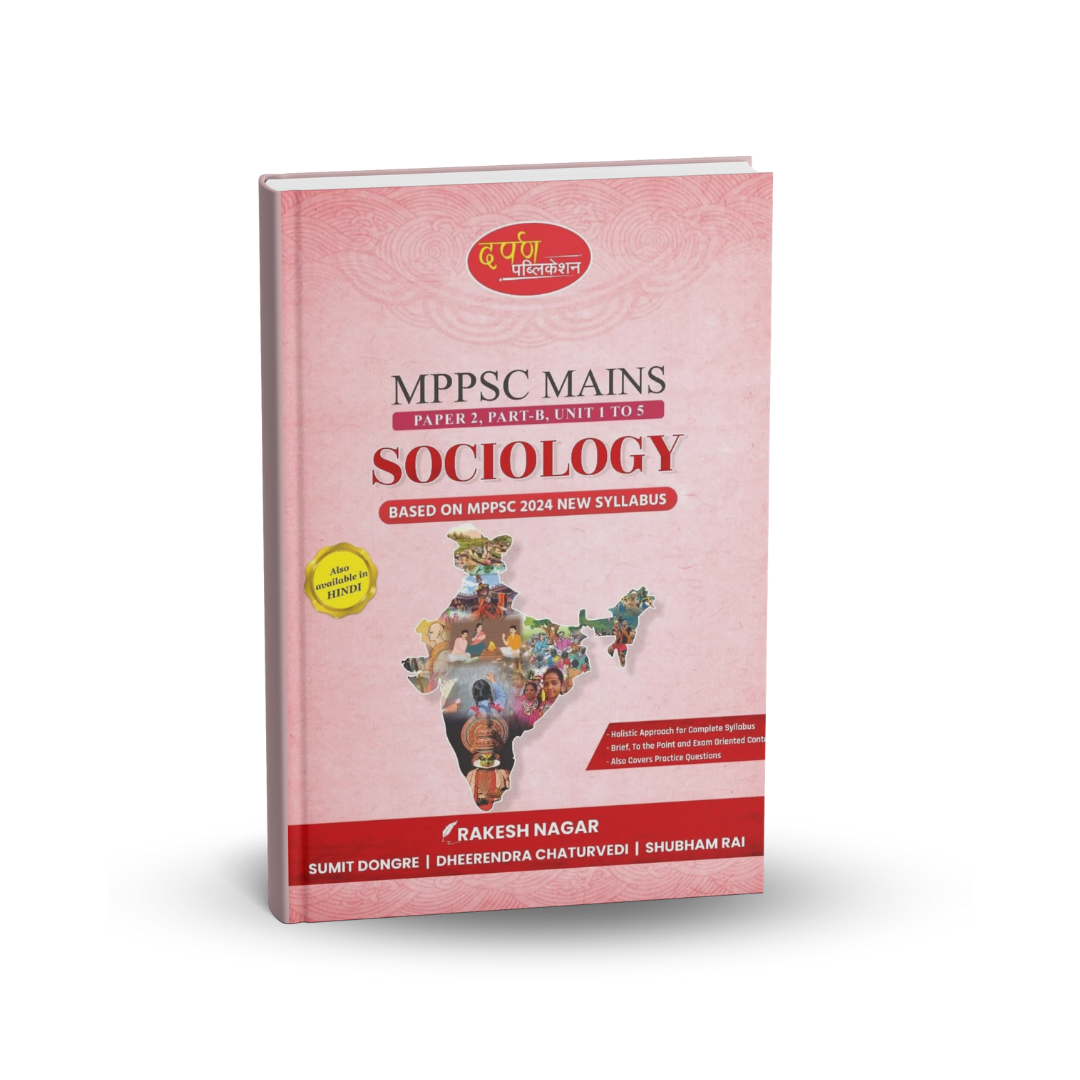 Darpan Publication MPPSC Mains Sociology (Unit 1 to 5) (English Medium)