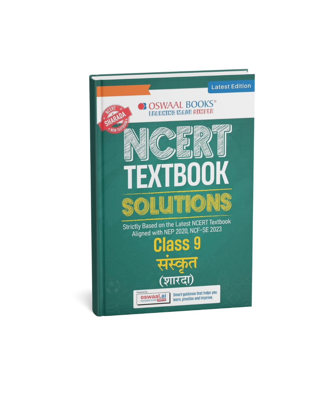 Oswaal NCERT Textbook Solutions Sanskrit (Shaarda), Class 9 Edition 2026 (Hindi Medium)