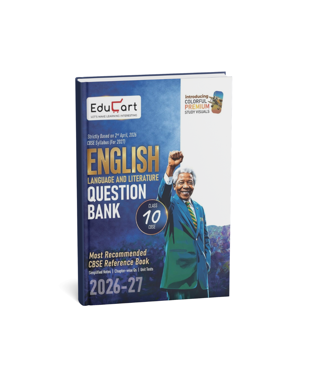 Educart CBSE Class 10th English Question Bank 2026–27 Edition (English Medium)