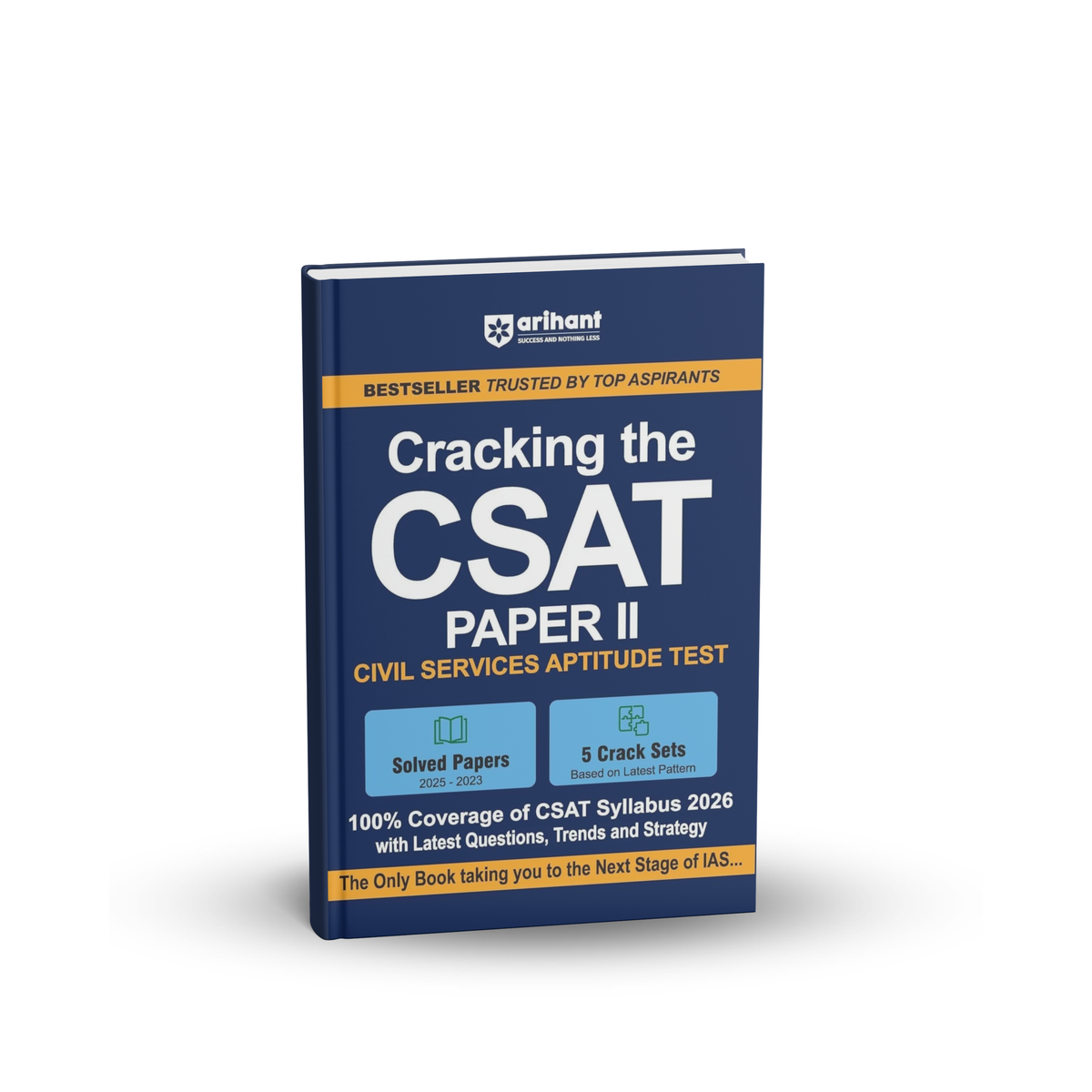 Arihant - Cracking the CSAT (Paper-2) Solved Papers 2025-2023 (5 Crack Sets) English Medium