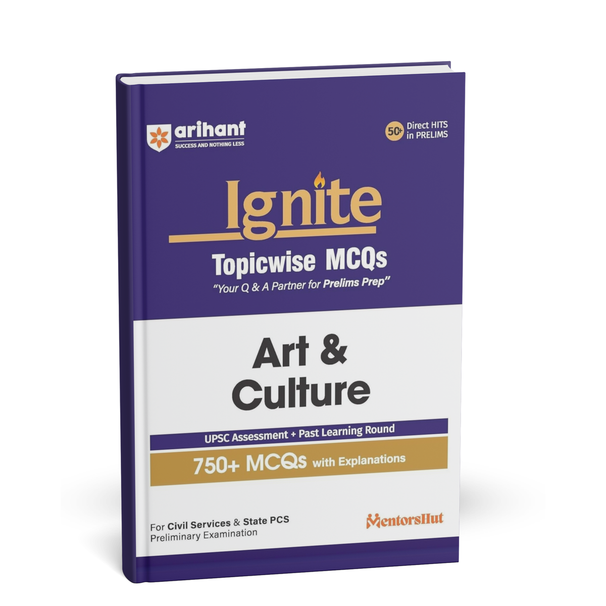 Arihant - Ignite Topicwise Art & Culture (750+MCQs with Explanations) English Medium