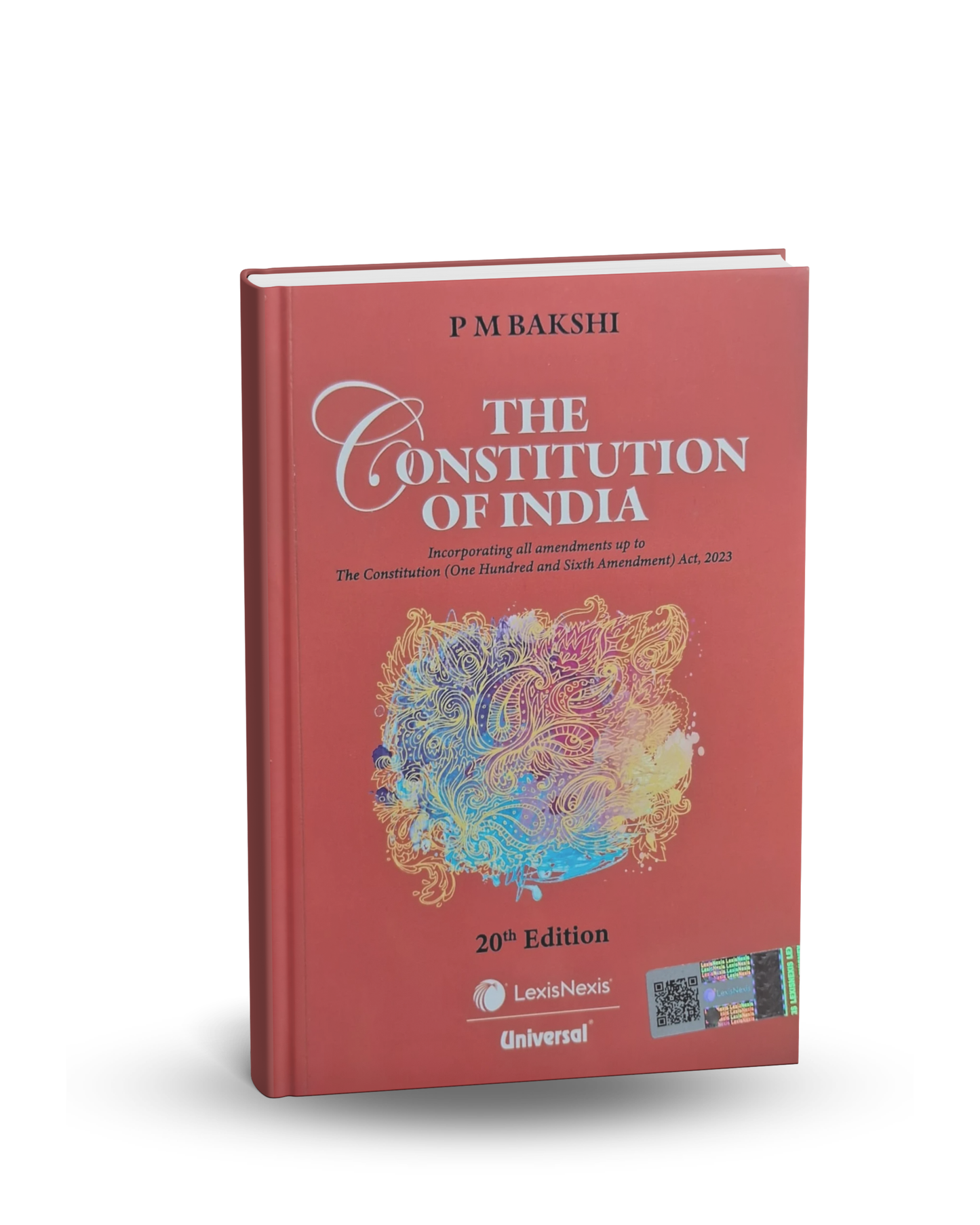 Universal LexisNexis The Constitution of India by P. M. Bakshi  20th Edition [English Medium]
