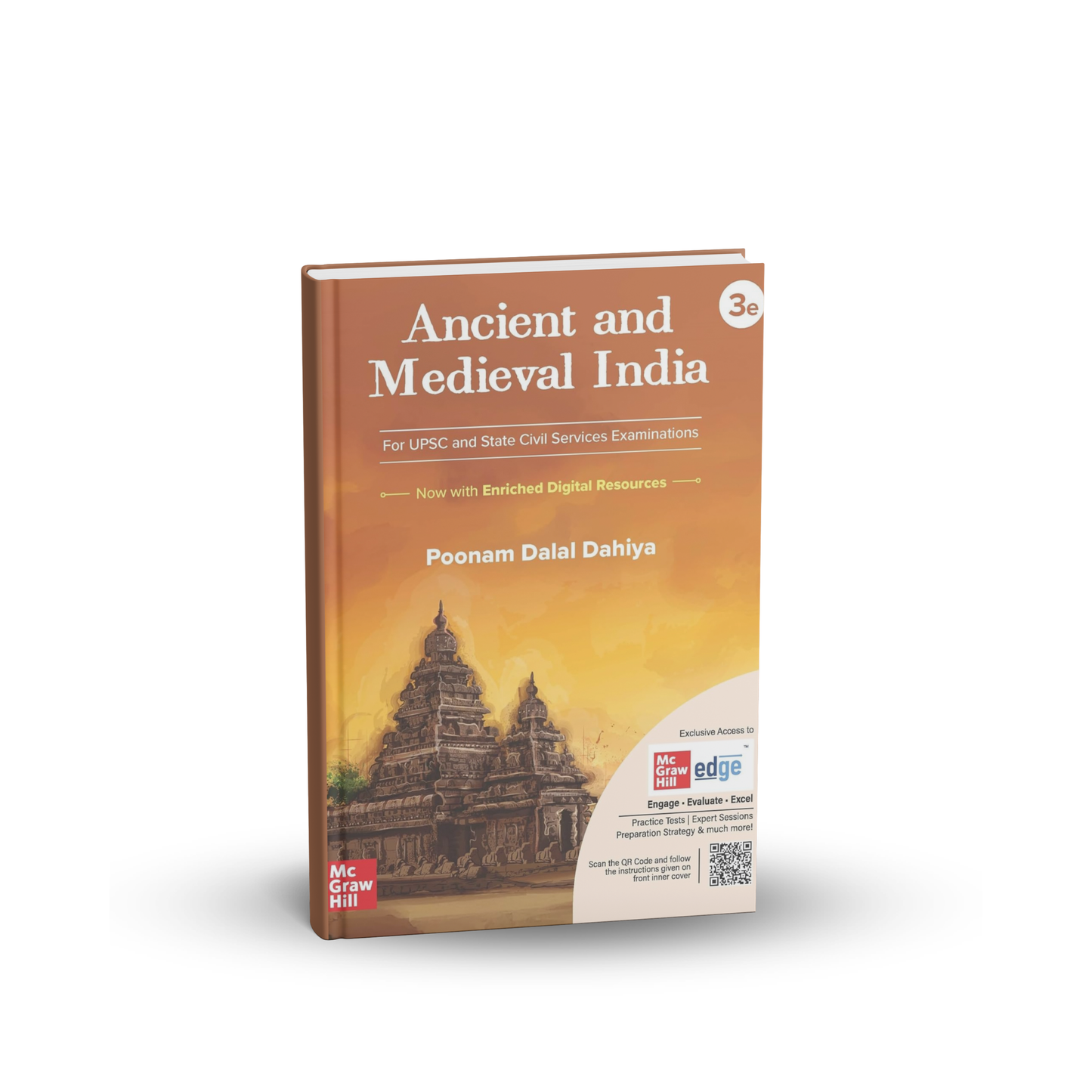 TMH - Ancient and Medieval India By Poonam Dalal Dahiya (3rd Edition) English Medium