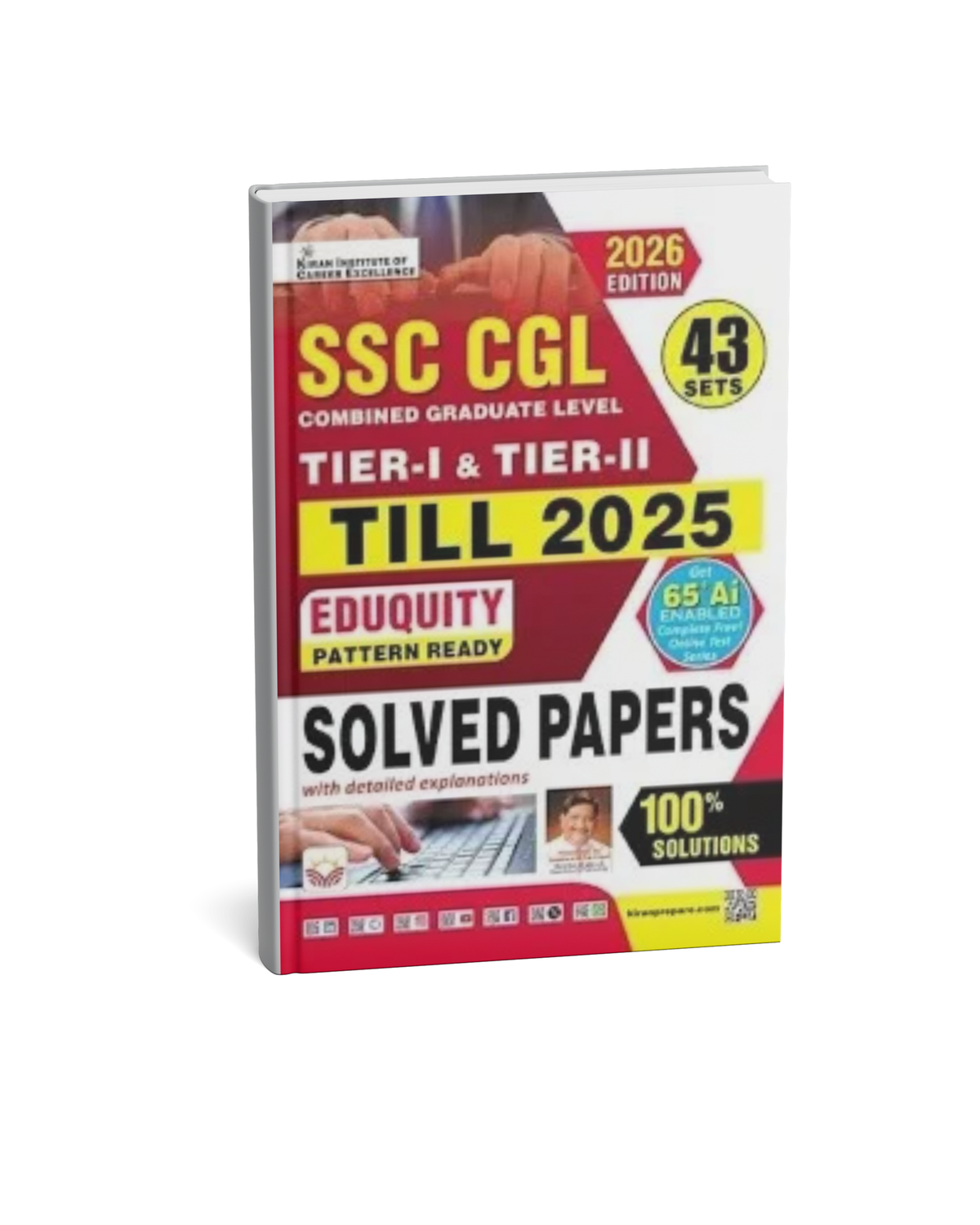 KIRAN SSC CGL Tier 1 & Tier 2 Solved Papers | Eduquity Pattern Ready [English Medium]