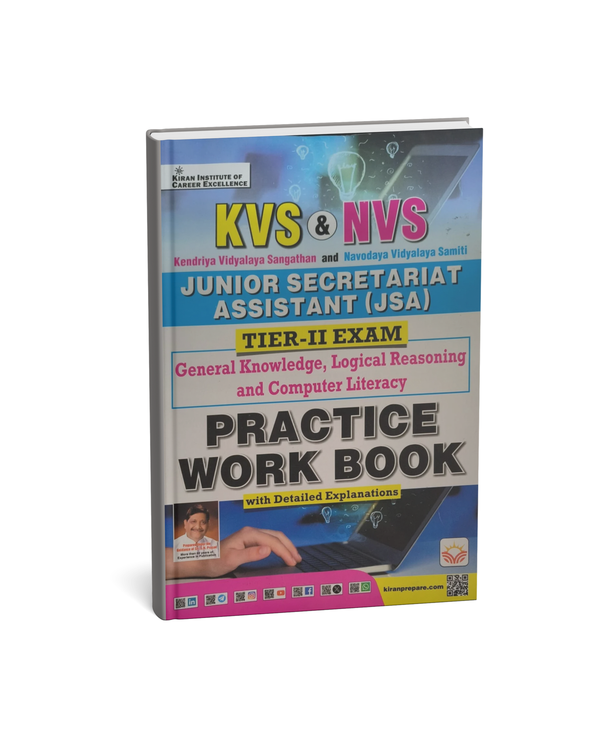Kiran KVS & NVS Junior Secretariat Assistant (JSA) Tier-2 Exam Practice Workbook 2026 (English Medium)