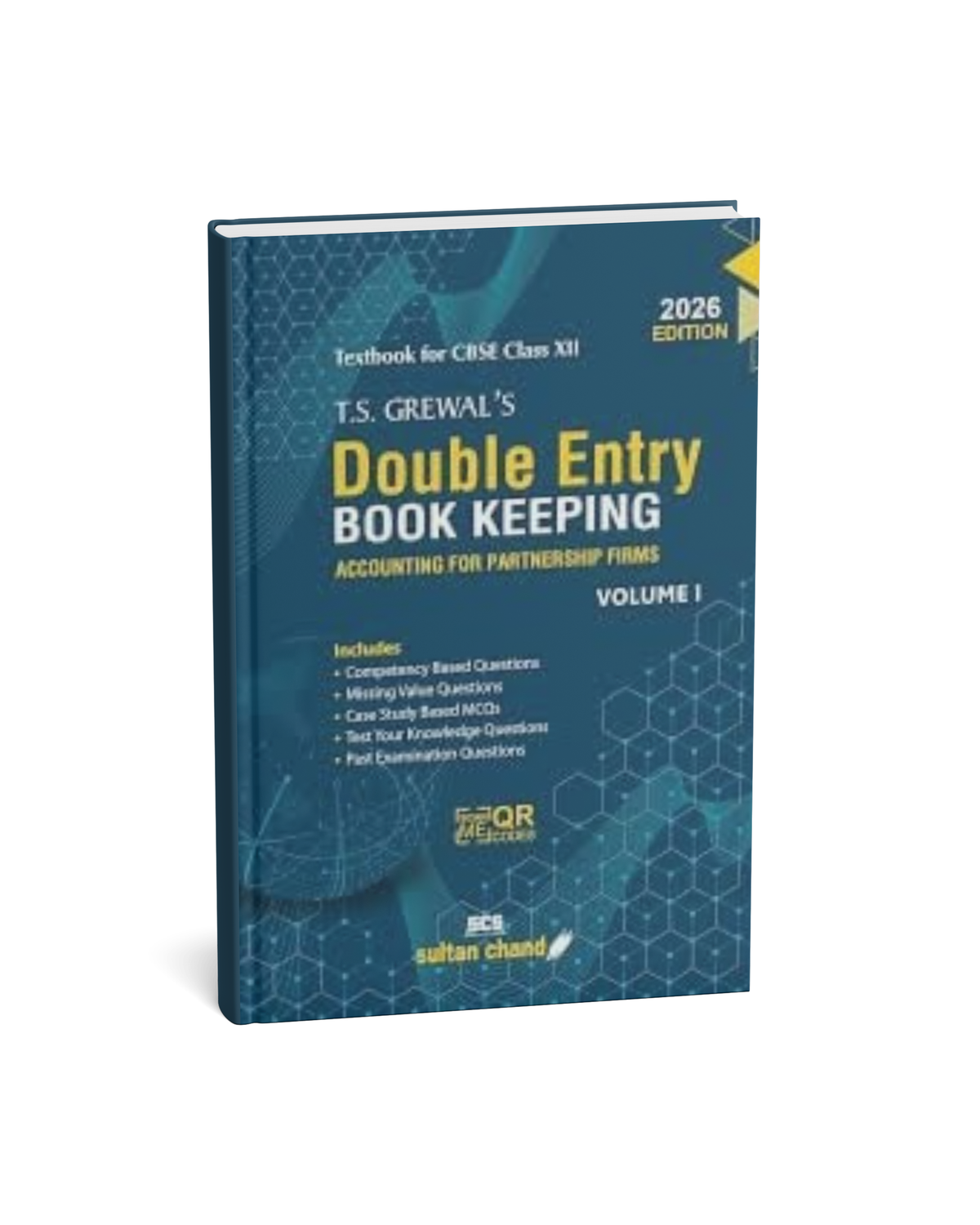 T.S. Grewal Textbook- Double Entry Book-Keeping (vol 1)class 12th By Sultan Chand |2026|(English Medium)